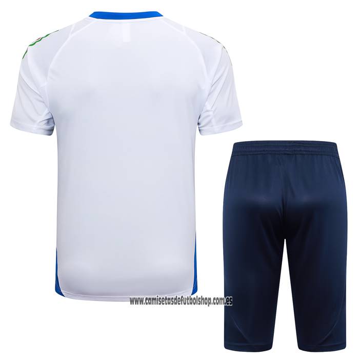 Chandal del Italia 24-25 Manga Corta Blanco - Pantalon Corto